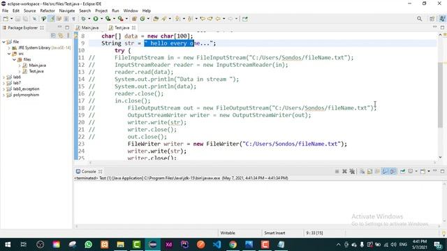 Lecture 11: Files in java part 2 смотреть онлайн
