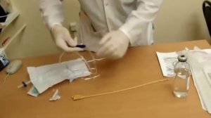 Установка мочевого катетера