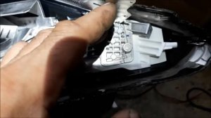 Хундай Санта Фе   Замена габаритов в фаре   Как это сделать легко просто и быстро Hyundai Santa Fe