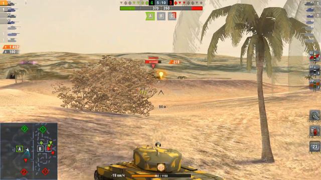 World Of Tanks Bliz. Т-20. Воин и чуть трупов. смотреть онлайн