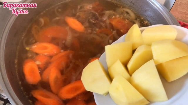 По рецепту моей мамы! Шурпа получается вкусная, если ..... смотреть до конца ! смотреть онлайн