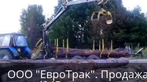 Прицеп лесовозный Ониар 12Т с манипулятором Ониар 72