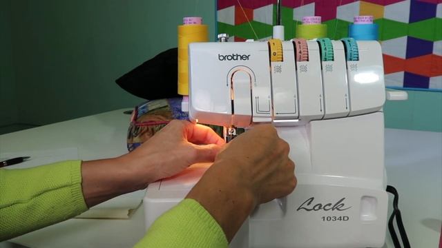 Brother 1034D Serger 25 Flatlock смотреть онлайн