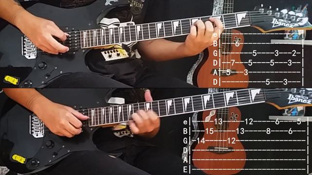 TARO - ALT J (2 Guitar tab tutorial + cover) смотреть онлайн
