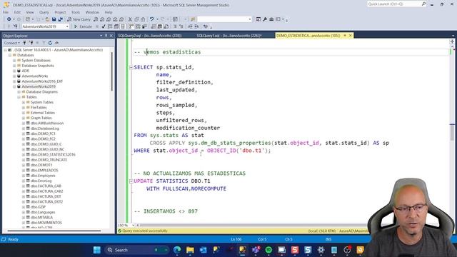 Estadísticas en SQL y peformance смотреть онлайн