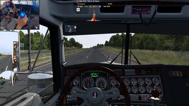 OKLAHOMA CT Flatglass *Cummins ISX* Oklahoma City---Idabel! - ATS / Weather 2.8 8K+PNG Logitech G92 смотреть онлайн