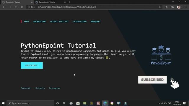 Amazing Website With bootstrap || Html And Css || PythonEpoint смотреть онлайн
