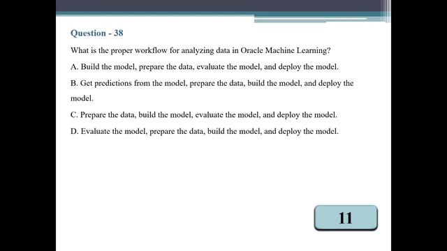 1Z0-1096-23 : Oracle Machine Learning using Autonomous Database Associate - Part - 3 | 100% Pass!! смотреть онлайн