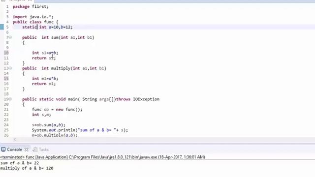 JAVA HINDI TUTORIAL-25 | Instance variable & Class variable | PART-II. смотреть онлайн