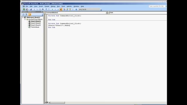 Web Browser Control in Microsoft Excel 2007 VBA смотреть онлайн