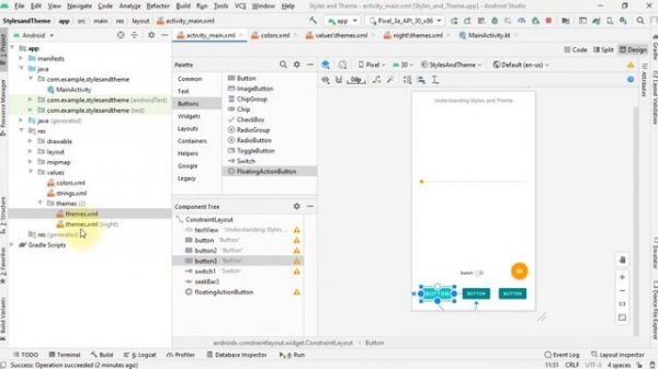 07 Styles and Themes - User Interface| Material Design System | Android App Development in Kotlin