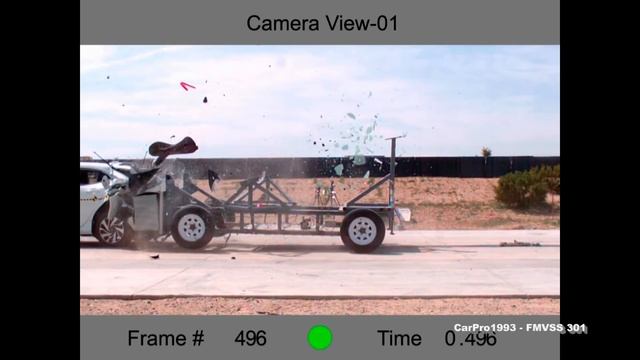 2017-2021 Honda Civic Hatchback FMVSS 301 Rear Crash Test (50 Mph) смотреть онлайн