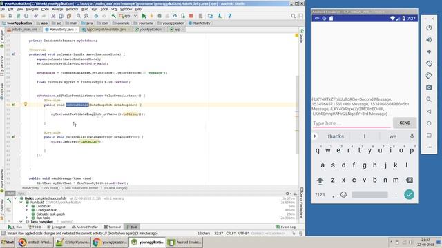Android Chat Message App - Part 2 - How to create custom unique ID and parse it for firebase db ? смотреть онлайн