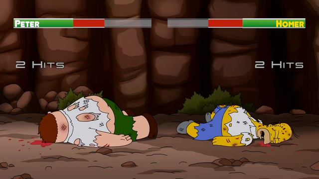 Peter v Homer (Part 2)...with healthbars смотреть онлайн