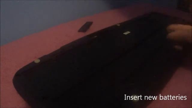 How to change batteries of Logitech MK250 keyboard and mouse смотреть онлайн