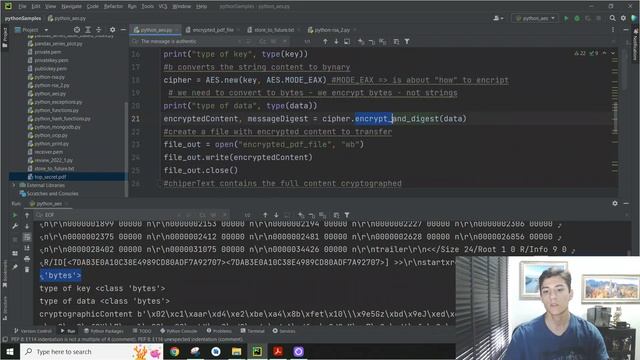 AES - Encrypting a PDF file with Python смотреть онлайн