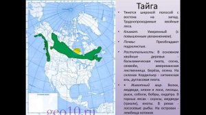 Природные районы Северной Америки 7 класс география