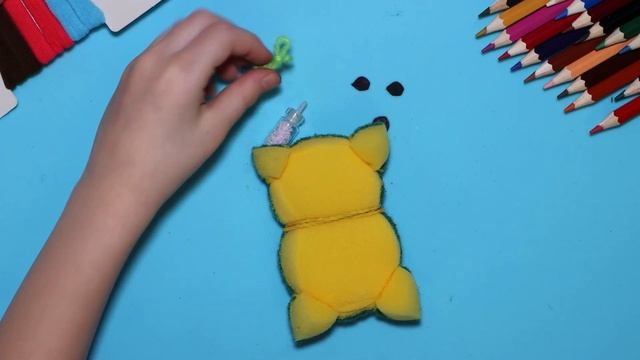 Поделки поделки самоделки своими руками поделка Мишка поделки из губки своими руками