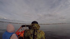 Лодка ПВХ RiverBoats RB — 430 с Nissan Marine 30 в гавани Архангельска