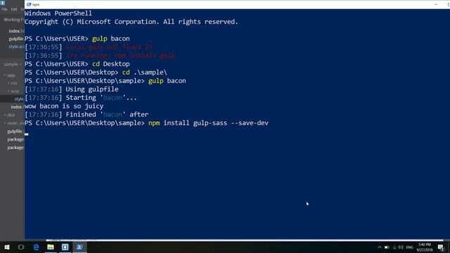 Gulp Gulp js Tutorial for Beginners 4 Plugins and SassSCSS смотреть онлайн