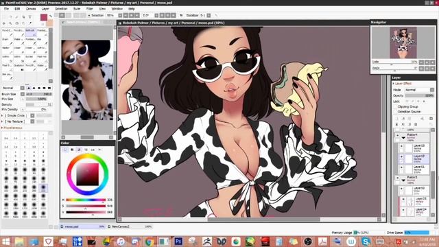 SPEEDPAINT// Doja Cat (Moo, Bitch I’m a cow) смотреть онлайн