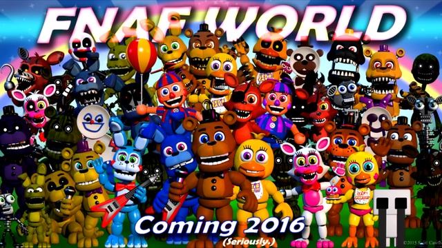 FNAF WORLD - Five Nights At Freddy's 4 - РАДУГА смотреть онлайн