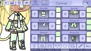 ^•°[?] Идеи для ос гача лайф в зелёном цвете [?]°•^