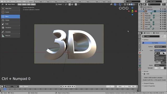 Perspective 3D logo under 7 minutes - Blender 2.8 Tutorial смотреть онлайн