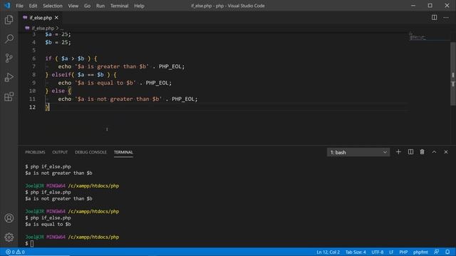 PHP If Else Conditional Statement Control Structures Tutorial смотреть онлайн