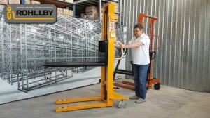 Ручной гидравлический штабелер SDJ: принцип работы и органы управления