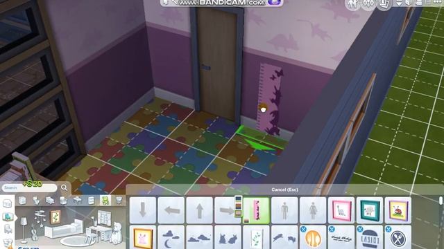 Sims 4. Обработка децкой спальни и спальни для взрослих. смотреть онлайн