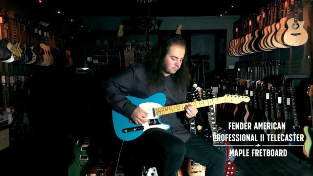 Test Drive | Fender American Professional II Tele Miami Blue смотреть онлайн