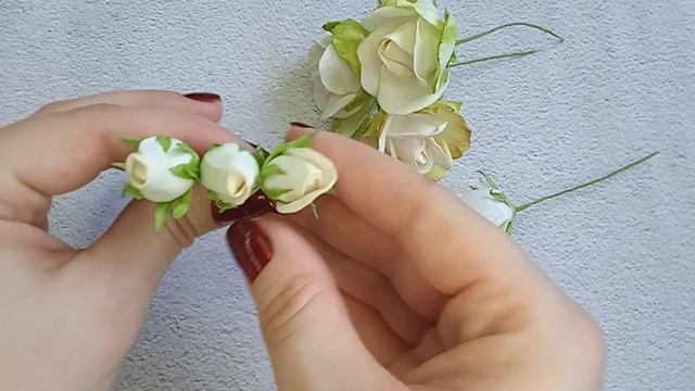 Ободок с винтажными розочками для девочки/ Без использования молдов/ Быстрая техника тонировки смотреть онлайн