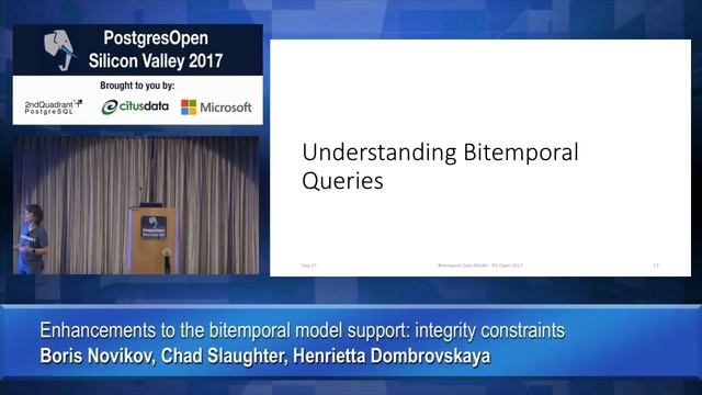 Enhancements to the bitemporal model support: integrity constraints смотреть онлайн