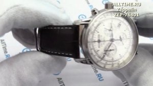 Обзор. Мужские наручные часы Zeppelin ZEP-76801 с хронографом