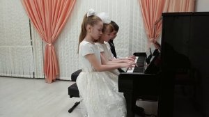 Л. Бетховен «Лендлер», исп.ансамбль "Трилистник", I младшая группа