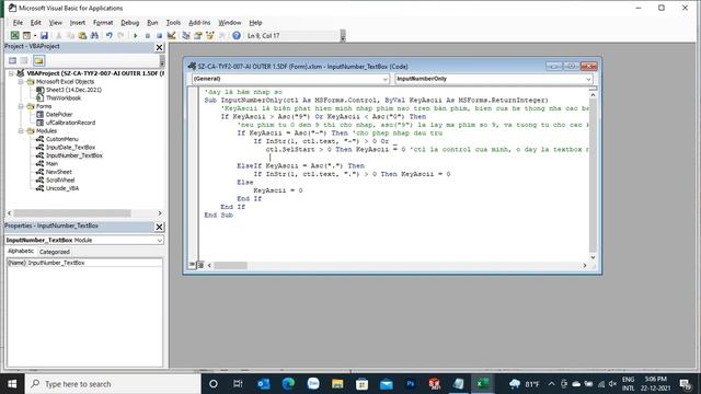 Nhập ngày tháng trong TextBox UserForm VBA Excel  Phần 1