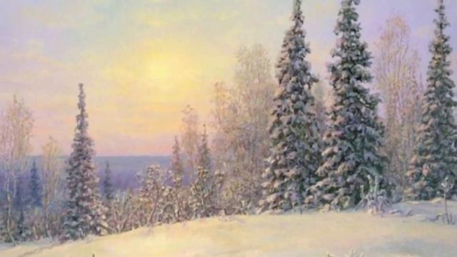 Зимний сон (живопись, муз. David Wahler - Heart) смотреть онлайн