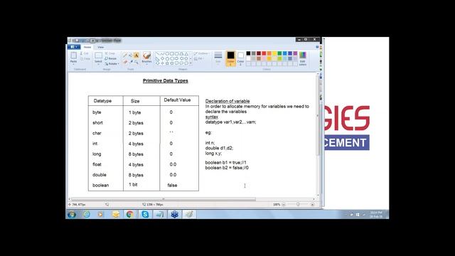 Java Basics Part 3 primitive data types смотреть онлайн