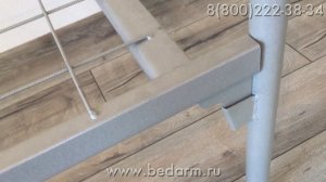 Кровать металлическая СС-1 серая (обзор с комментариями)