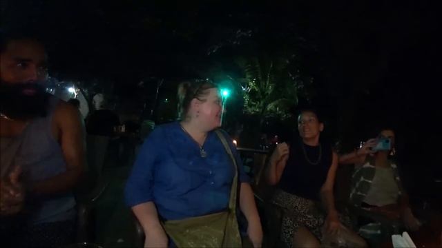 60. Goa/ Arambol. Party with friends from France. Вечеринка с друзьями из Франции в ресторане Кинар смотреть онлайн