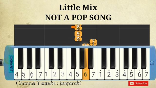 Little Mix - NOT A POP SONG - melodika tutorial смотреть онлайн