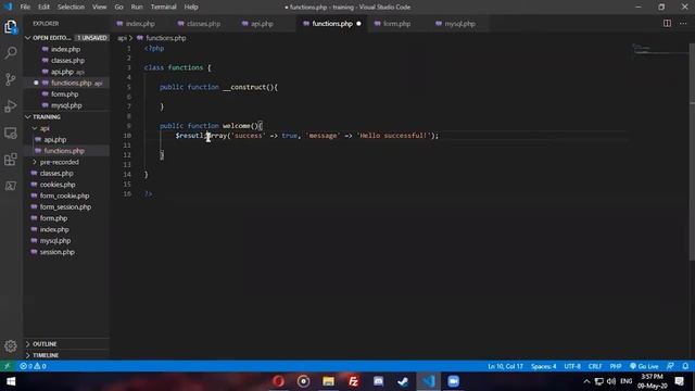 PHP - Class 9 - APIs in PHP | Learn PHP Tutorial Online in Hindi смотреть онлайн