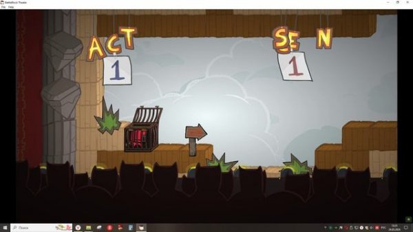 (Iwankus) BattleBlock Theater (PC) 1-1, 1-2 этап
