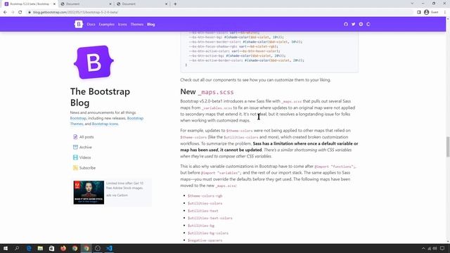 BOOTSTRAP 5.2 - Bootstrap 5 Update!! Bahas Fitur Baru di Bootstrap 5.2 смотреть онлайн