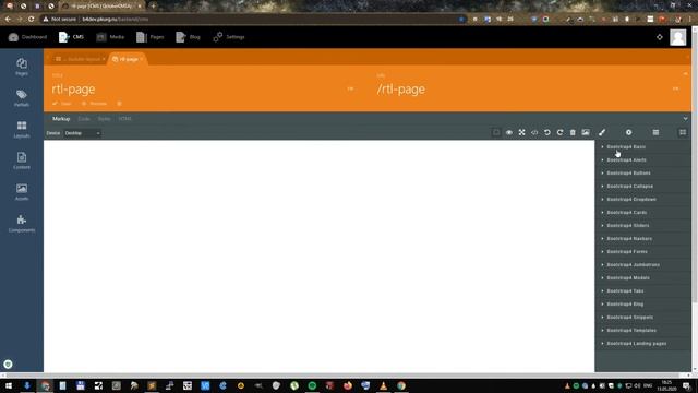 Bootstrap 4 Page Builder RTL смотреть онлайн