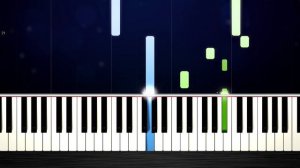 Star Wars - The Force Theme - SLOW EASY Piano Tutorial by PlutaX