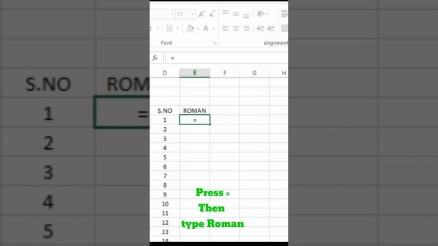 S No to Roman Letter in Excel @mr.bharathanbu5195 смотреть онлайн