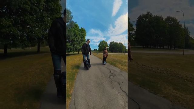 По Риге на Begode Master и Ninebot One S2 смотреть онлайн
