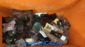 Галтовка битого стекла